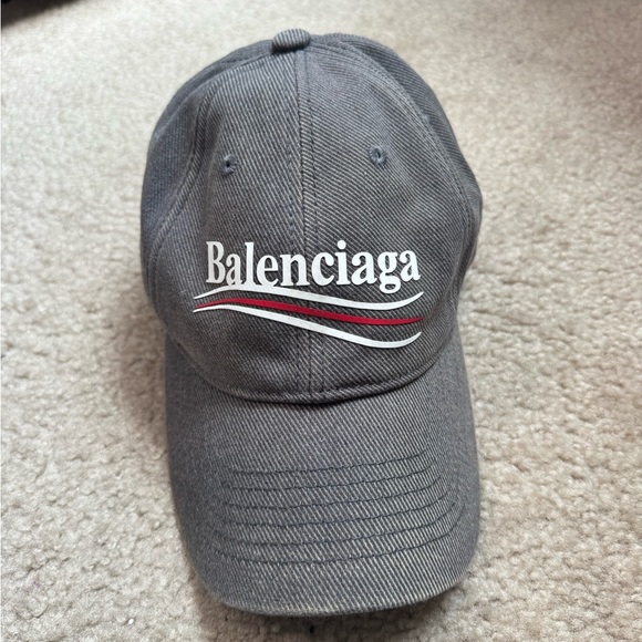 Balenciaga Charcoal Baseball Cap - Picture 4 of 4